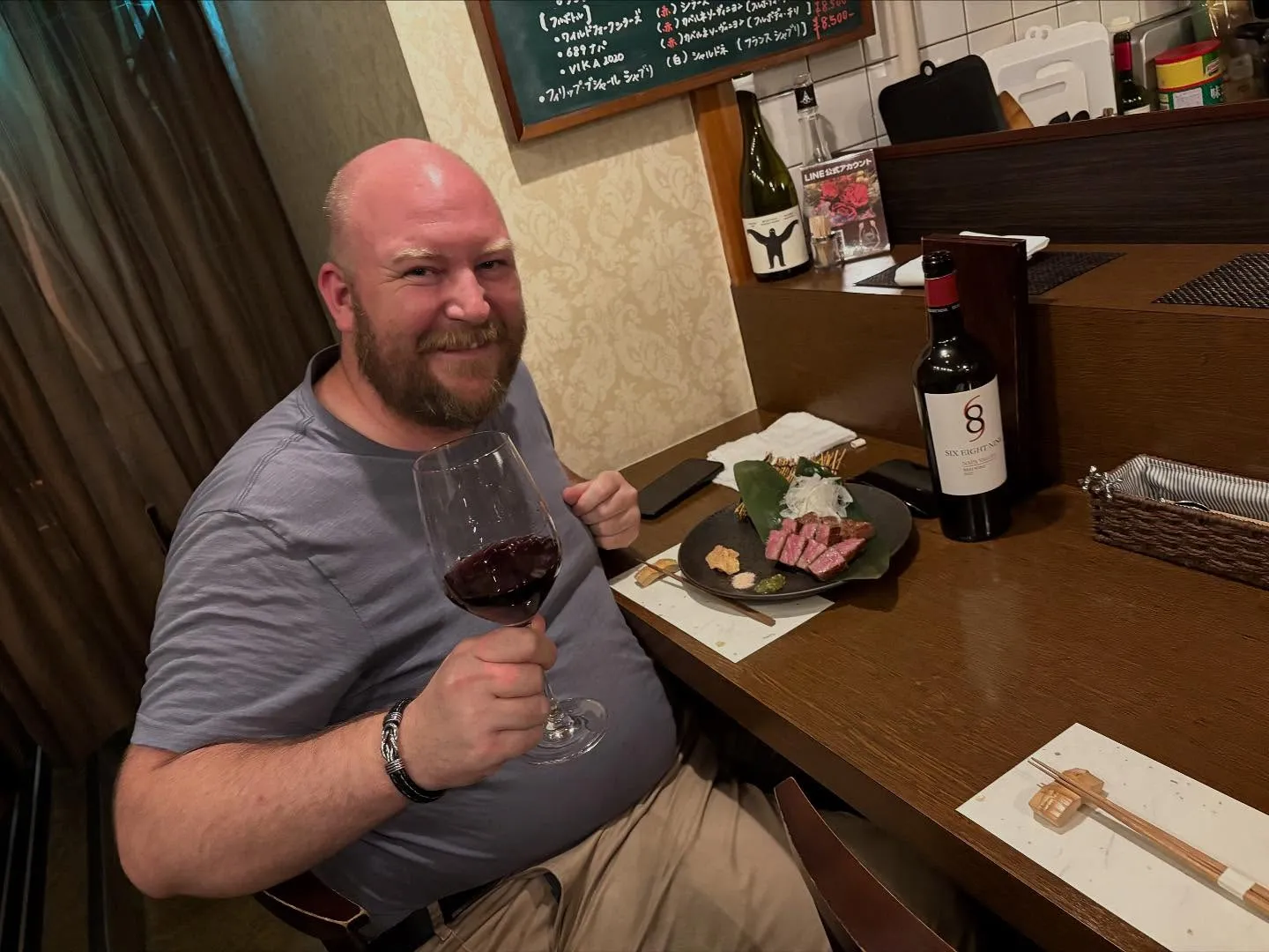 初めて来てくれたお2人と2年前にも当店を利用してくれたお客さ...